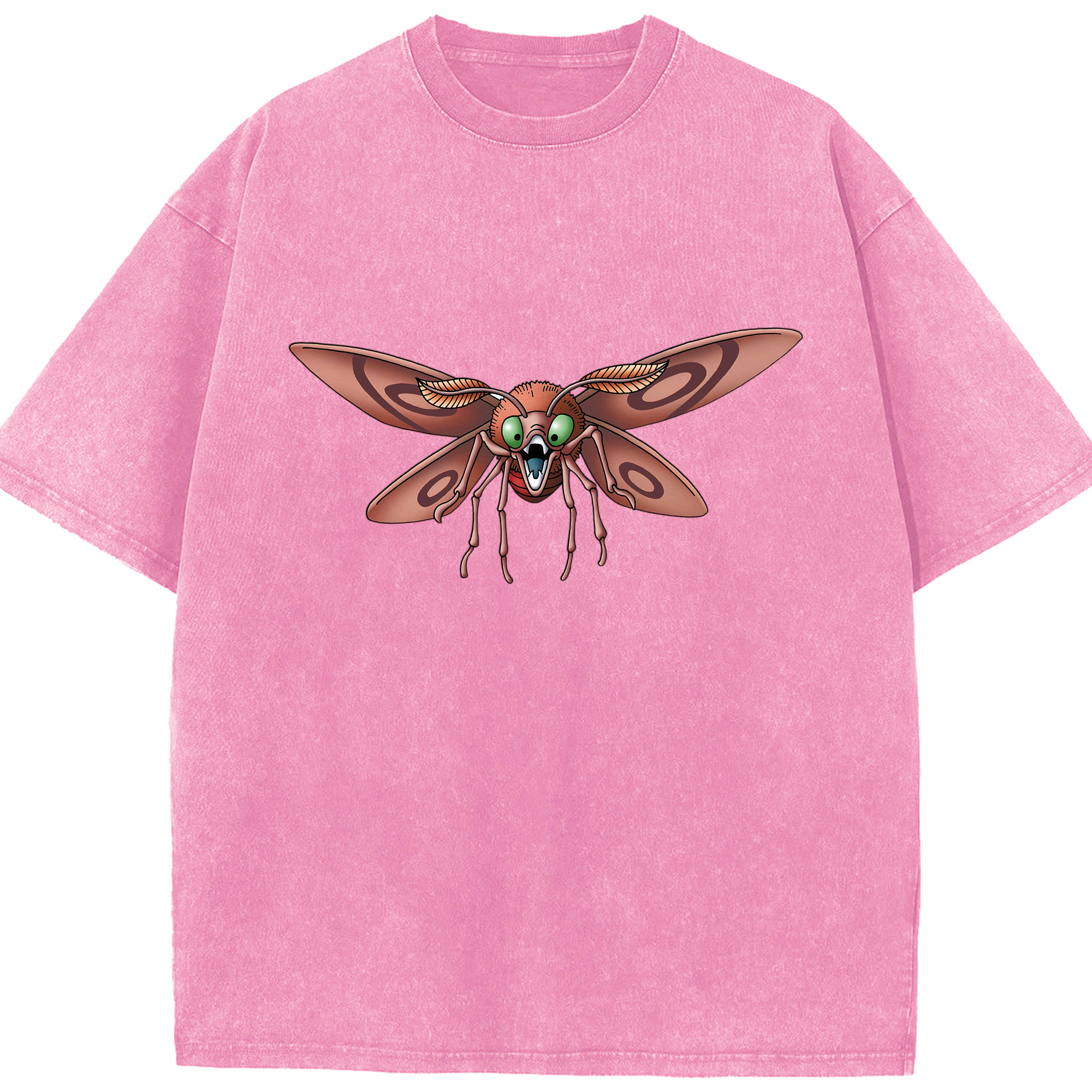 （画像用） ドラゴンクエスト Doragon Kuesuto Dragon Quest 綿100% ヴィンテージ風 半袖Tシャツ（フロントプリント）
